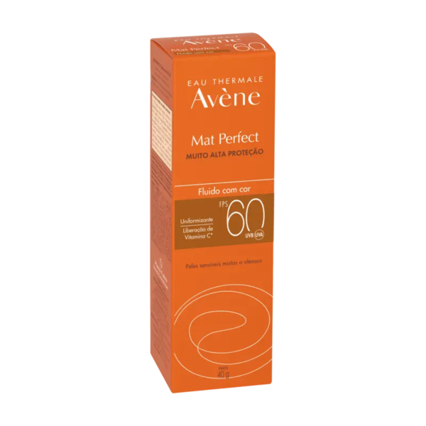 Proteção solar – Pele sensível Mat Perfect Fluido Com Cor FPS 60 - Imagem 2