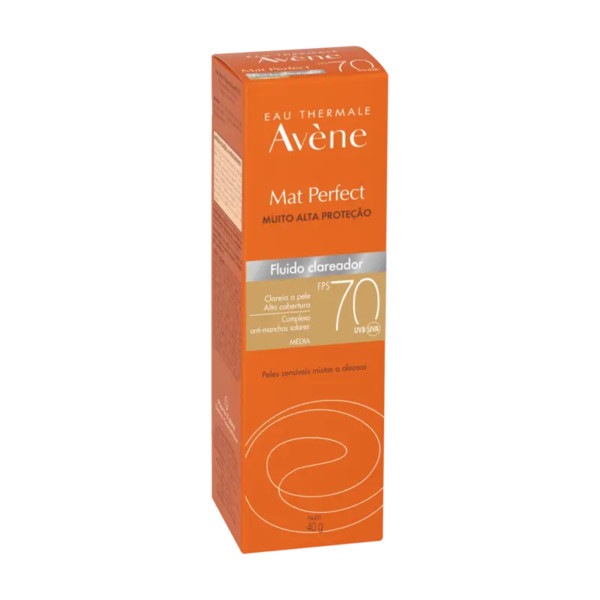 Proteção solar – Pele sensível Mat Perfect Clareador FPS 70 cor média