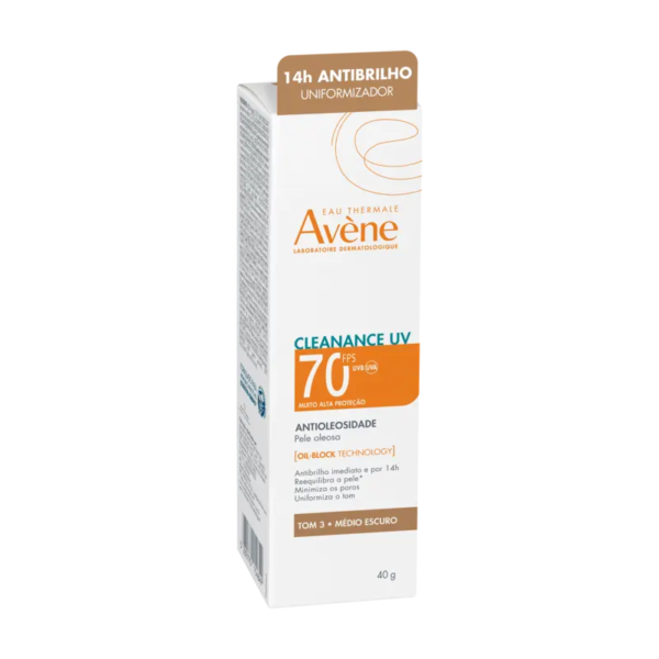 Proteção solar – Pele sensível Cleanance UV FPS70 Tom 3 – Médio escuro - Imagem 2