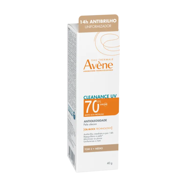 Proteção solar – Pele sensível Cleanance UV FPS 70 Tom 2 – Médio - Imagem 2