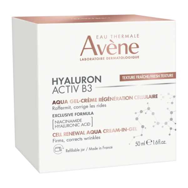 Hyaluron Activ B3 Aqua Gel-Creme Renovador Celular Anti-Idade Avène 50mL - Imagem 2