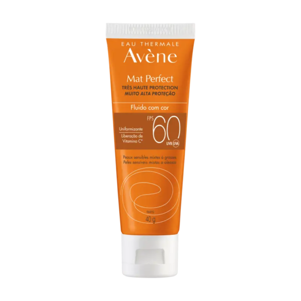Proteção solar – Pele sensível Mat Perfect Fluido Com Cor FPS 60